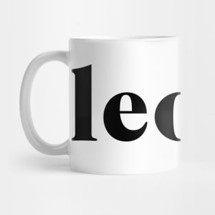 Leo Retro Sunflower Zodiac Mug